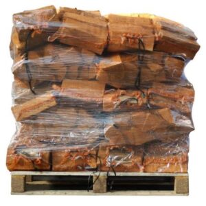 40 sacs de bois de chauffage séché au four à 22 litres