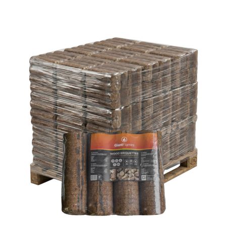 briquettes de giant flames 190 sacs x 4,8 kg (912 kg) Briquettes de Giant Flames 190 sacs x 4,8 kg (912 kg)