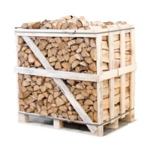 Demi-palette de bois de chauffage en bouleau séché au four