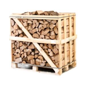 Demi-palette de bois de chauffage en chêne séché au four 25cm