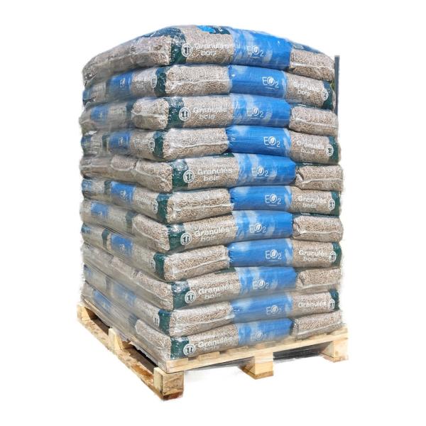 granulés de bois 100% résineux eo2 dinplus sac 15kg Granulés de bois 100% résineux - EO2 DINplus - SAC 15kg
